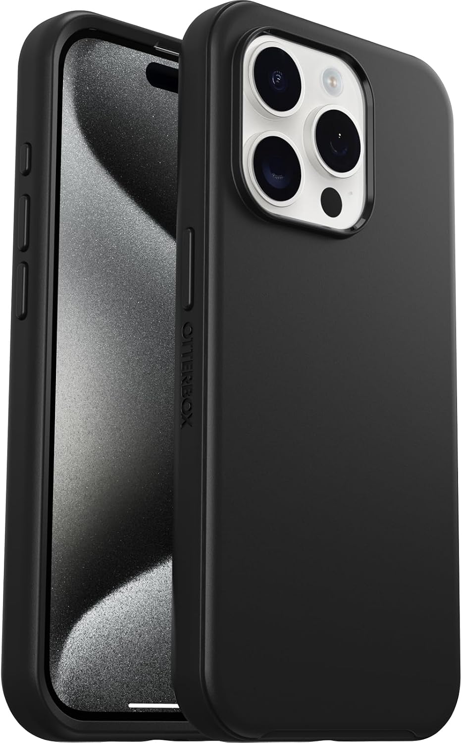 Symmetry Magsafe Case for OtterBox iPhone 15 Pro, Shockproof, Drop Resistant, Protective Thin Case, 3X Tested According to Military Standards, Black