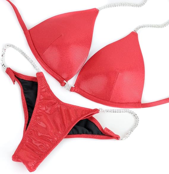 Plain NPC IFBB Competition Bikini (Red)