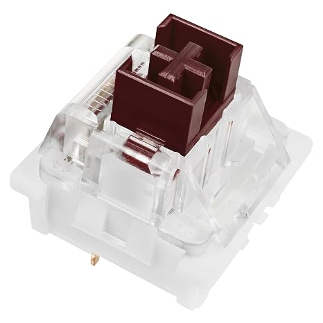Outemu RGB Switches, 3 Pin Dust-Proof HotSwappable Switches- DIY Replacement Pack for Mechanical Keyboard (Brown, 72)