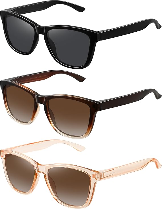 MEETSUN Polarized Sunglasses for Women Men Trendy Retro Square Shades