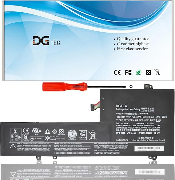 55Wh L16C4PB2 L16L4PB2 L16M4PB2 Laptop Battery Compatible for Lenovo Ideapad 720s-13IKB 720s-14IKB 720s-15IKB V720-14-IFI V720-14-ISE Series 5B10M55950 5B10M55951 5B10M55952 (15.2V 3646mAh)