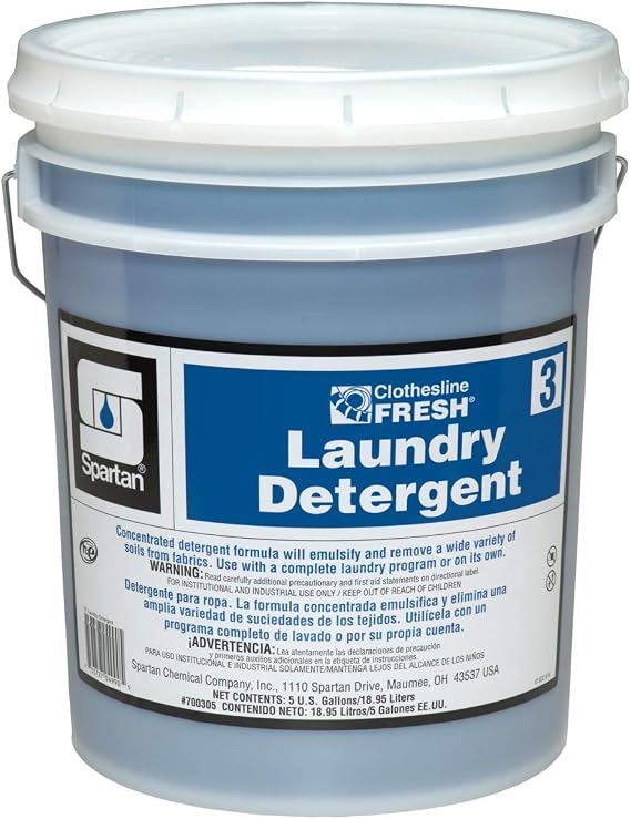 Spartan Clothesline Fresh Laundry Detergent #3-5 Gal