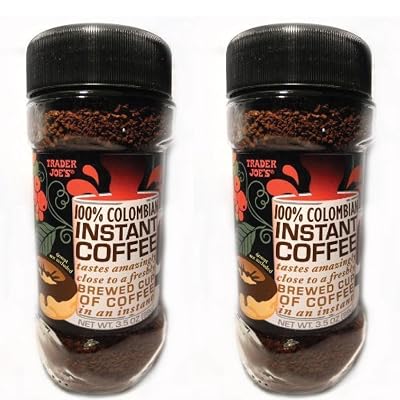 TJs Trader Joes 100% Colombian Instant Coffee 3.5oz Pack of 2