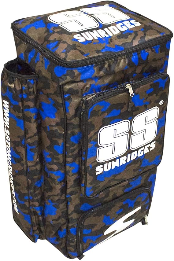 SS Cricket Blue Duffel Kit Bag, Backpack Color - Blue Camo