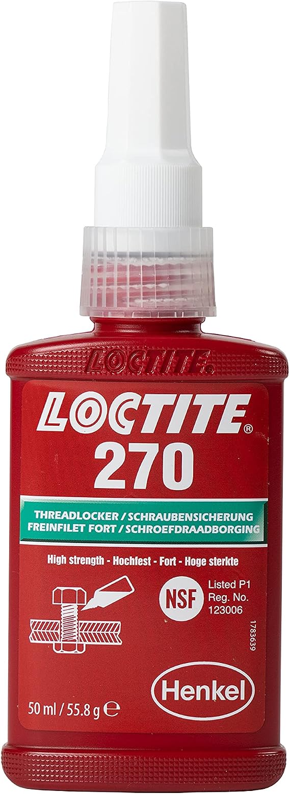 Loctite 270 Yüksek Mukavemetli Vida Sabitleyici 50ml