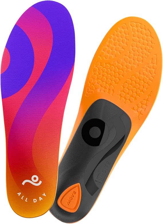 MOVE All Day Comfort Insole - Extra Plush Foam Insole for Stress Reduction on Feet, Knees, Back, Shock Absorbing, Walking, Foot Cushion, Comfort, Arch Support, and Work Boots (M11-11.5/WM12.5-13)