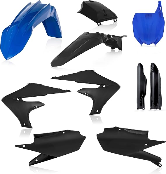 Acerbis Full Plastic Kits For Yamaha - Blue/Black (2736351034)