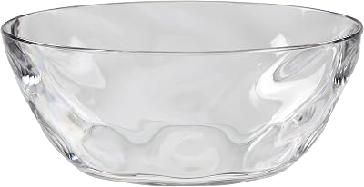 CreativeWare ICE06 Ice Blocks Small Salad Bowl Set of 4, Clear