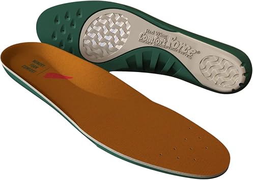 Red Wing Shoes Memory Foam ComfortForce Footbed Insoles, Molded Arch, Heel Cup, 10 Medium