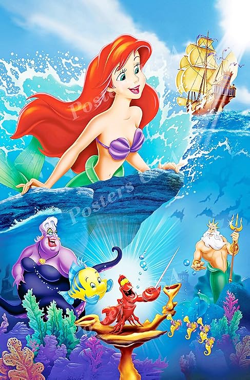Poster USA - Disney Classics The Little Mermaid Poster GLOSSY FINISH - DISN094 (24" x 36" (61cm x 91.5cm))