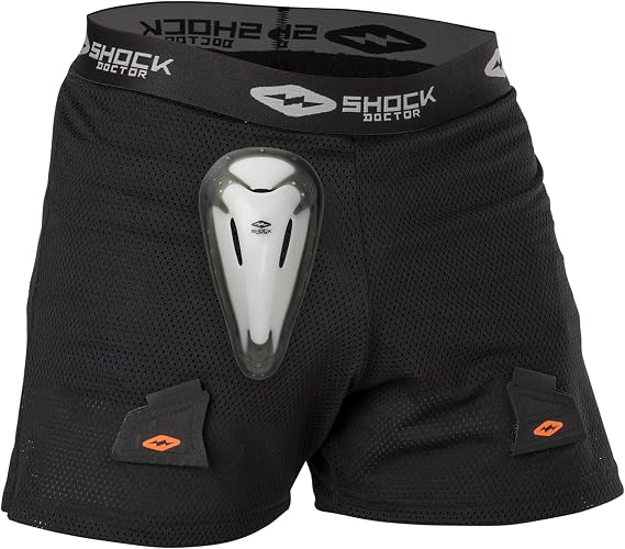 Shock Doctor Youth Loose Hockey Short Supporter with BioFlex Cup Included. for Youth Boy's