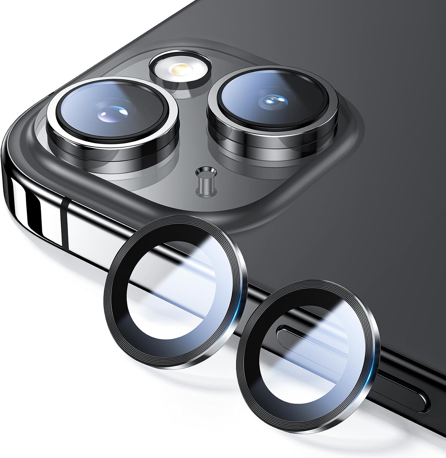 NIMASO NCM23H739 Camera Lens Cover for iPhone 15  iPhone 15 Plus Camera Film Lens Protection Aluminum Alloy Shock Resistant for iPhone 1515 Plus