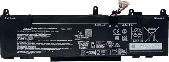 56.04Wh BX03XL Laptop Battery Replacement for HP for EliteBook 830 G11 Series TPN-IB0Y N59733-171 HSTNN-OB3H N59733-AC1 N59787-005 BX03056XL HSTNN-AB1D N59733-B71 996QA249H High Performance