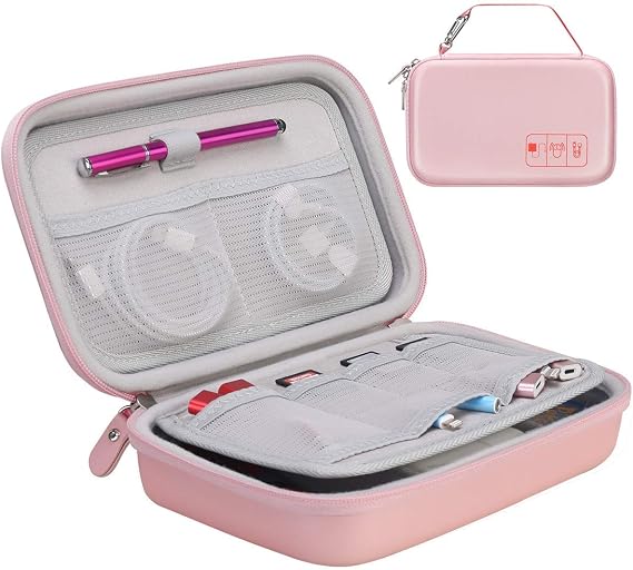 Canboc Hard Travel Electronic Organizer Case, Cable Organizer Pouch Bag