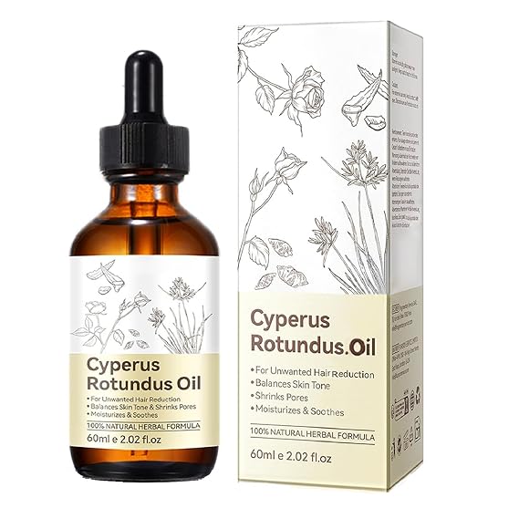 Cyperus Rotundus Oil, Cypress Rotundus Oil for Hair Removal, 2.02 fl.oz
