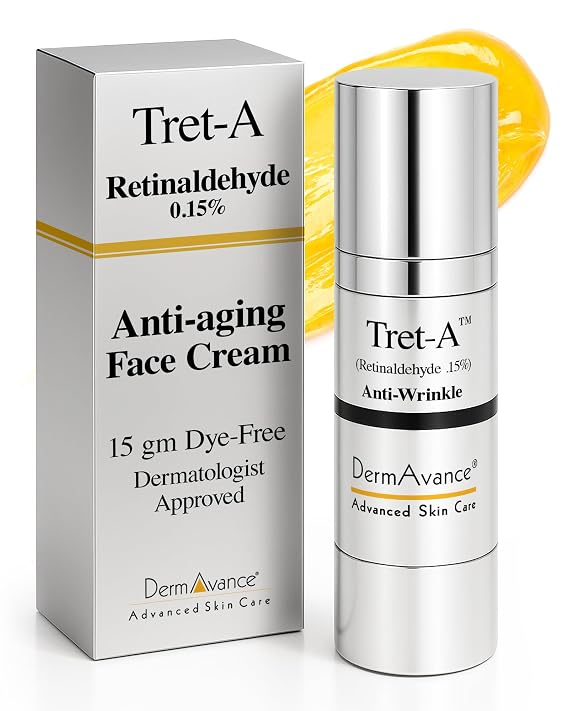 DermAvance Tret-A Retinaldehyde - Anti-Aging Face Cream for Women - 15mL | Tret-A Retinaldehyde Anti-Aging Face Moisturizer & Wrinkle Face Cream, for Moisturizing Routine, Helps Reduce Fine Lines