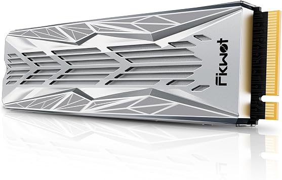 Fikwot FN990 2TB NVMe SSD M.2 2280 PCIe Gen4x4 with RGB Heatsink, Up to 7450MB/s, 3D NAND TLC, Internal Gaming Solid State Drive for PS5 & Desktop