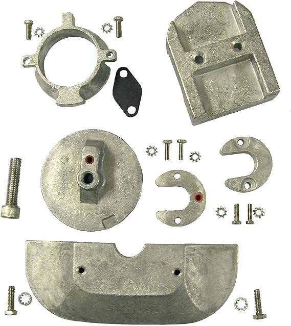 Fresh Water Anode Kit For Mercruiser Alpha 1 Gen 2 Includes Hardware