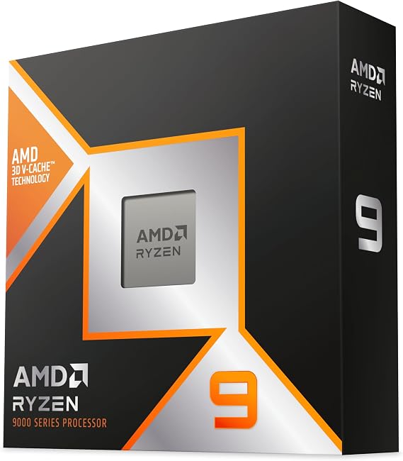 AMD Ryzen 9950X3D processor, 3D V-Cache™, 16 cores/32 Threads, 144 MB Cache, TDP 170 W, AM5 socket, maximum frequency up to 5.7 GHz, DDR5 and PCIe 5.0