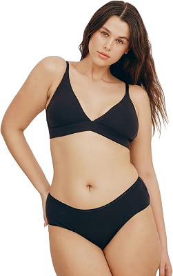 Organic Basics Womens Core Triangle Cotton Bralette