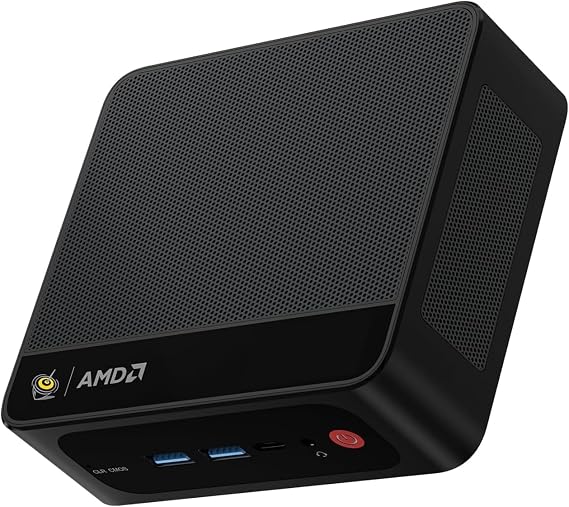 Beelink SER5 MAX Mini PC, AMD Ryzen 7 7735HS 24GB LPDDR5 RAM 1TB NVME SSD