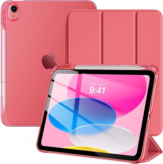 TiMOVO Case for iPad A16 11th Gen 11"/10th Gen 10.9", Watermelon Pink