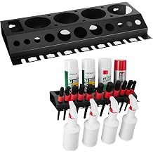 Spray Bottle Storage Rack - Detailing Brush Organizer | Spray Bottle Holder Wall Mount | Car Detailing Spray Bottle Storage Rack | Wall Mount Auto Detailing Bottle Holder | Cleaning Tools Hanger