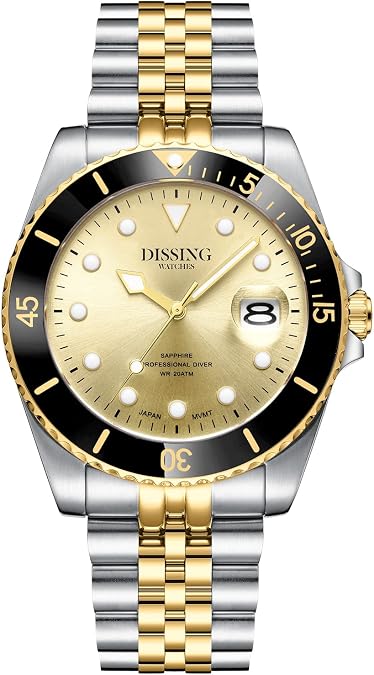 Diver Watches for Men 200m / 660ft (20 ATM) - 43mm Divers Watches for Men - Classy Diving Watches for Men - Waterproof Dive Watches for Men