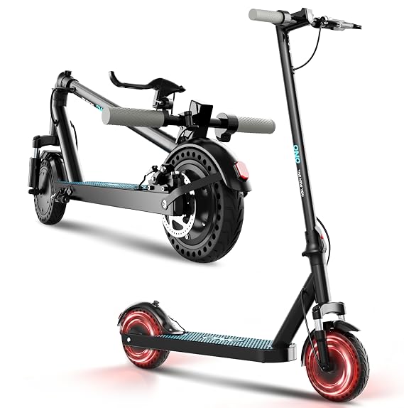 Electric Scooter,Powerful 500W Peak Motor,Max 28 Miles Long Range,Top Speed 19 MPH, 8.5" Tires,Electric Scooter for Adults.