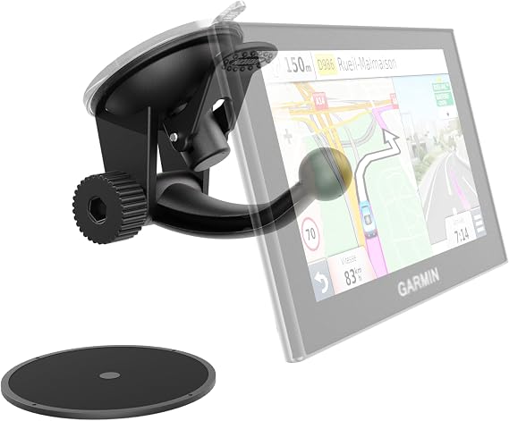 ARKON Mounts GN115 Replacement Upgrade or Additional Windshield Dashboard Suction Mounting Pedestal for Garmin nuvi 40 50 1450 1200 GPS