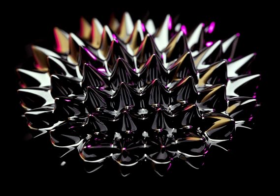 4 oz (120 ml) Magnetic Ferrofluid Science Bottle Interactive Liquid Magnet Display for Experiments, Demonstrations & STEM Projects