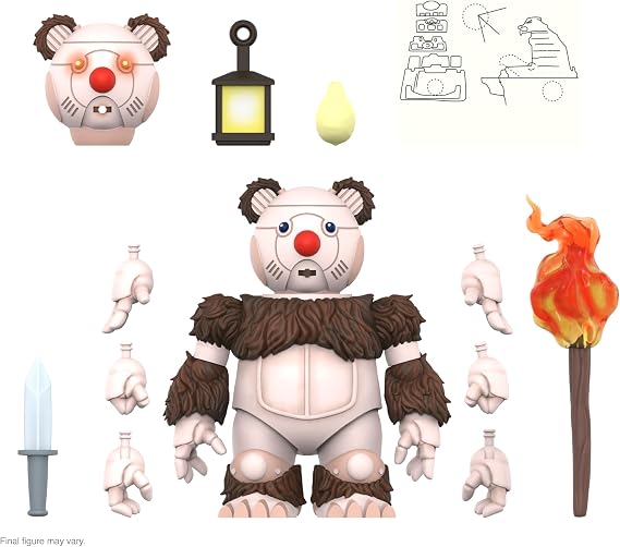 Super7 ULTIMATES! Thundercats Ro-Bear Bill - 7" Thundercats Action Figure with Accessories Classic Cartoon Collectibles and Retro Toys