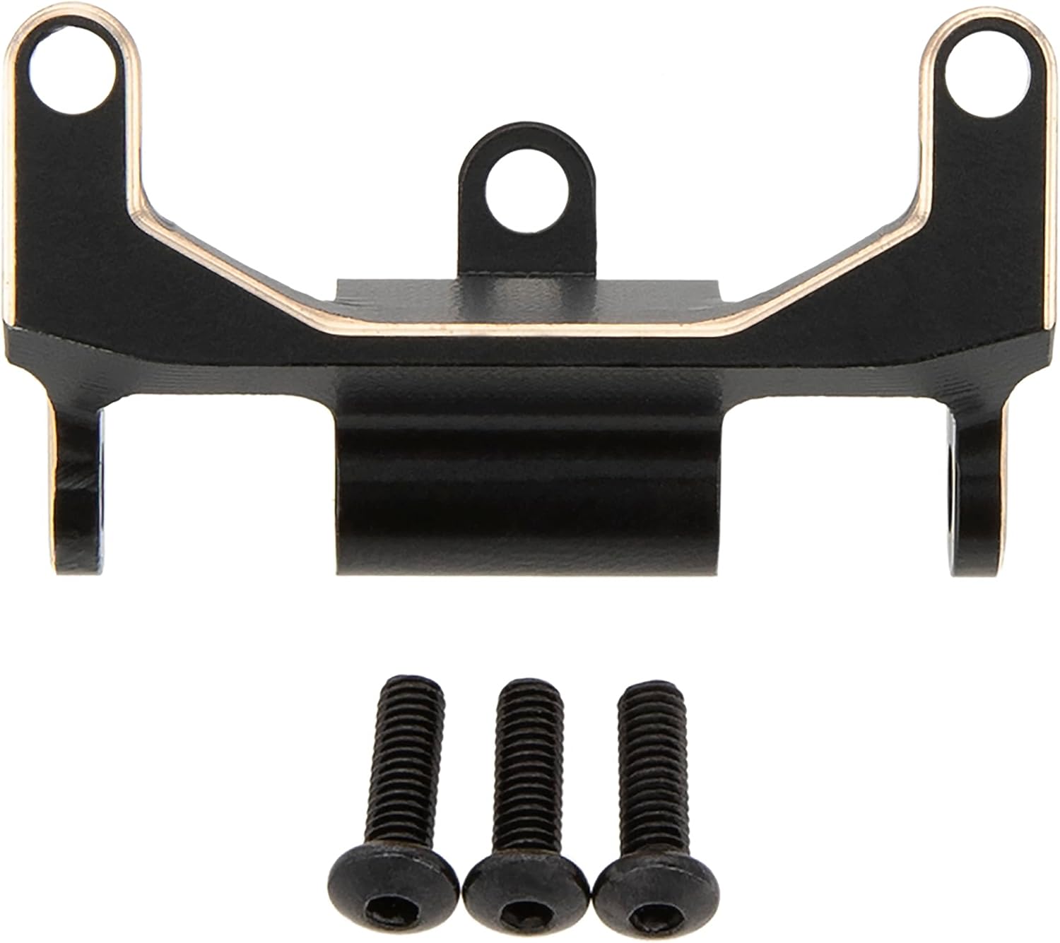 MEUS RACING 118 RC Model Car Brass Rear Link Mount Multi-Hole Installation 11gpc for AXIAL UTB18 Capra Trail Buggy #AXI212012 Upgrade Parts Black Gold