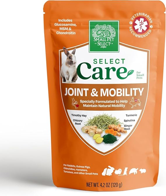 Small Pet Select Joint Mobility Support Supplement, Rabbits, 4.2 oz