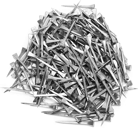 Steel Horseshoe Nail E6 for Horse Hoof Peg Securing Firmly 250PCS for Horse Owners