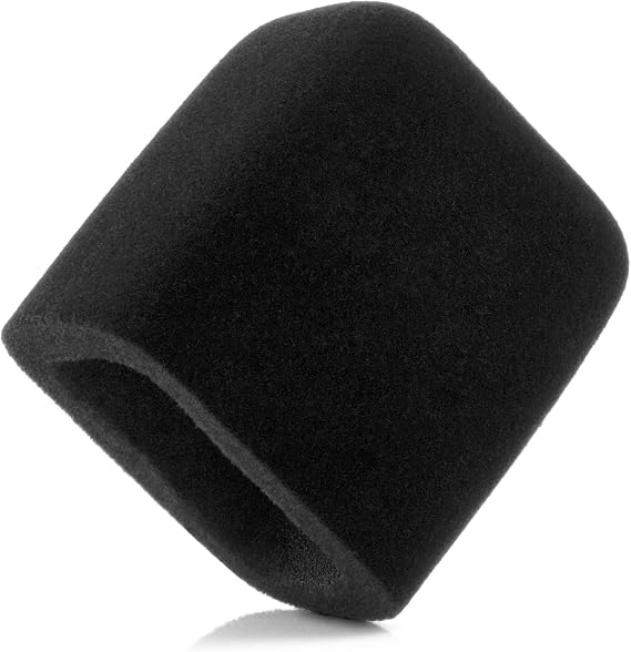 LEFXMOPHY AM8 Pop Filter, Windscreen Compatible with FIFINE AM8 Microphone Replacement Flocked Protector Black Cover