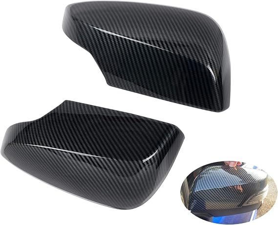 ITrims for Subaru WRX/STi 2015-2021 Exterior Accessories Rear View Door Mirror Cover Cap Trim Car Decoration Sticker ABS Carbon Fiber 2PCS