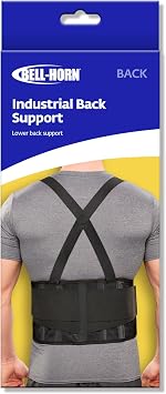Bell-Horn Industrial Back Support Black S