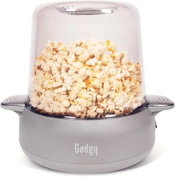 Gadgy Premium Popcorn Maker Machine 500W - 2-in-1 Serving Bowl Design