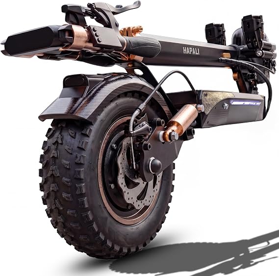 Off Road Electric Scooter Adults, 1200W Motor 31-Mile Range, 31 MPH, 11" All-Terrain Tires & Dual Suspension, disc Brakes UL Certified