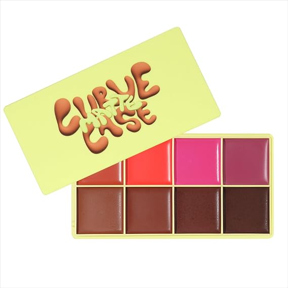Made by Mitchell | Curve Case Matte Cream Blusher Palette | Medium Deep