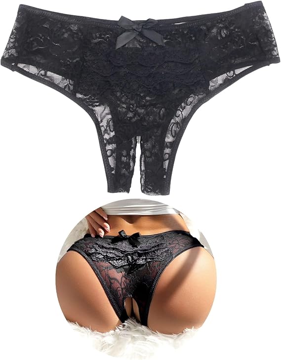 ohyeahlady Briefs Open for Women Large Size Sexy Underwear String Thong
