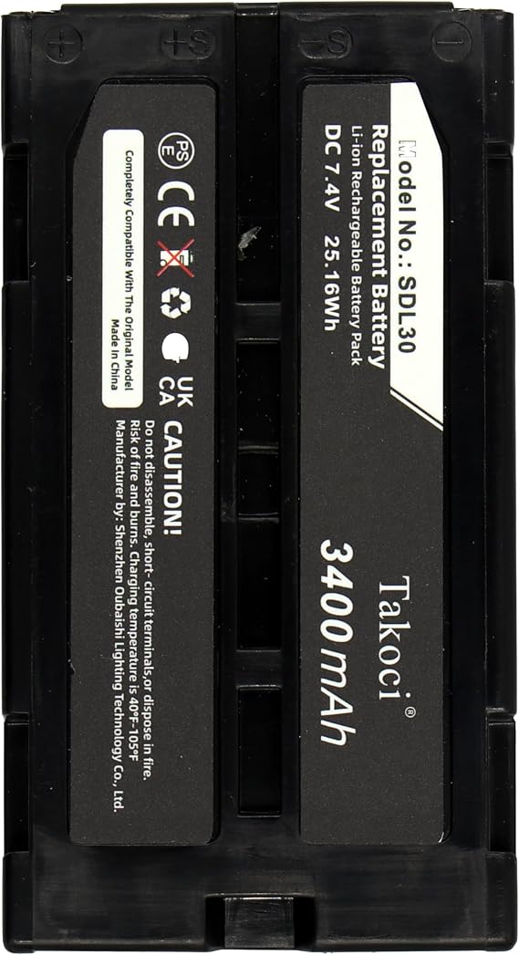 Replacement Battery for Sokkia Set 200 SCT6 Total Stations SDL30 SDL50 Series,fits BDC46 BDC46A 7380-46
