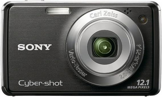 Sony Cybershot DSC-W220 12.1MP Digital Camera with 4x Optical Zoom with Super Steady Shot Image Stabilization (Black)