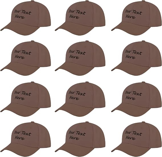 Personalized Baseball Cap for Men and Women Custom Name Breathable hat Unisex Baseball Cap with Adjustable Back Strap