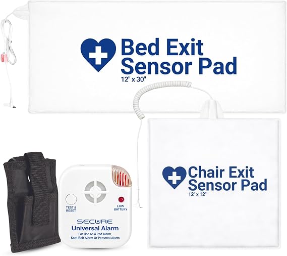 Secure Safety Solutions Chair & Bed Alarm for Elderly Dementia Patients