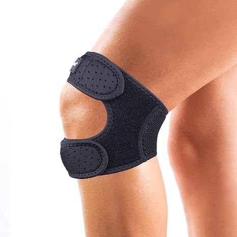 Thx4COPPER Compression Dual Patella Knee Brace for Pain Relief, Adjustable Knee Strap Support for Arthritis, Tendonitis, Injury Recovery,S/M (Pack of 1)
