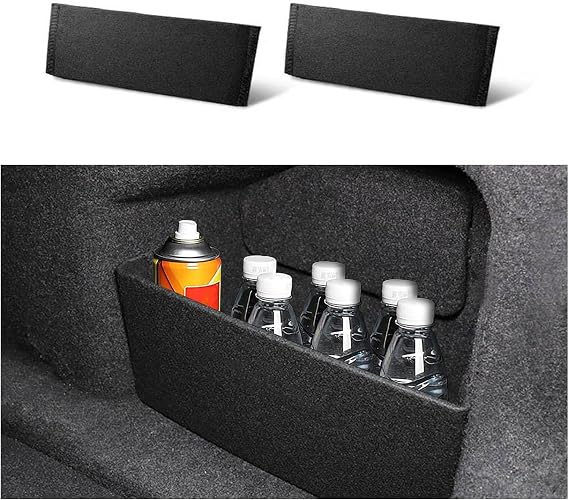 Car Trunk Side Divider for Ford Mustang (S197) 2005-2014, Self-Adhesive Trunk Organizer Panel 2pcs