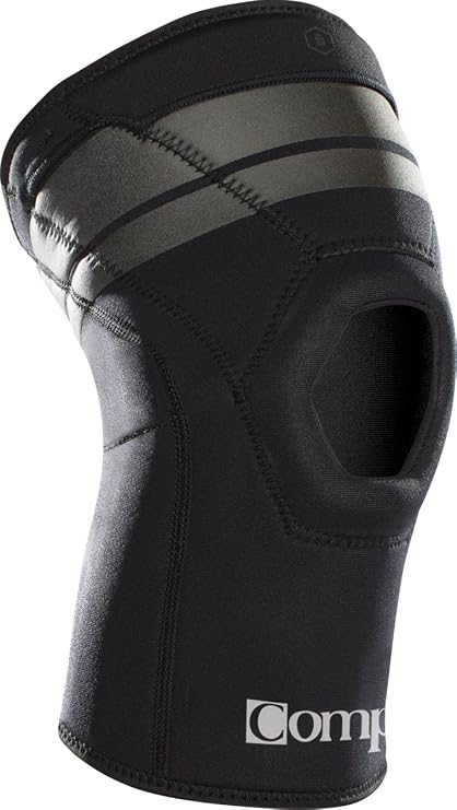 Compex Anaform 4mm Open Patella Knee Sleeve - Black - Medium