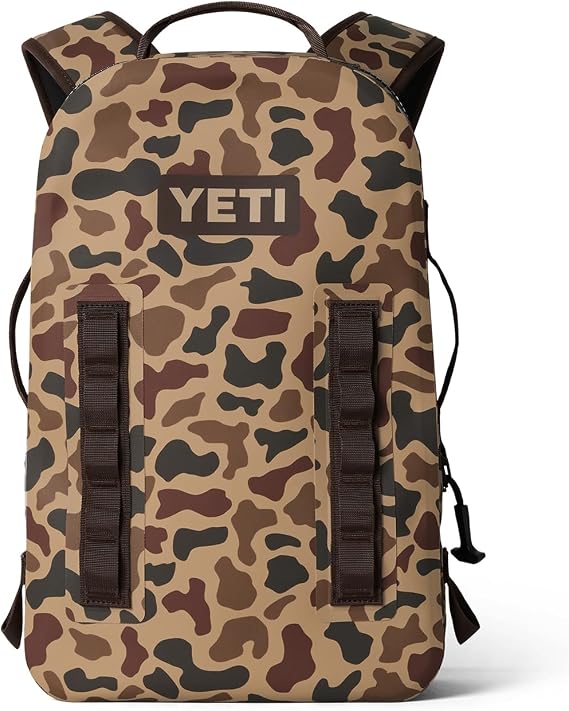 YETI Panga 28 Airtight Waterproof Submersible Backpack, Wetlands Camo